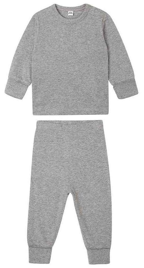 Babybugz - Schlafanzug für Baby LT5421 (80) (Grau meliert meliert)