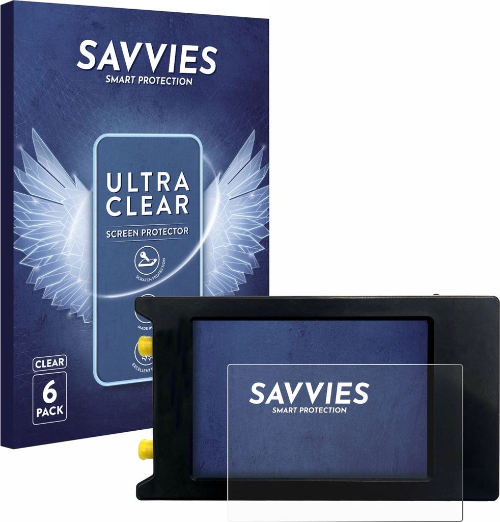 6x Für LiteVNA 64 Schutzfolie Savvies Displayschutz Display Schutz Folie Klar Transparent