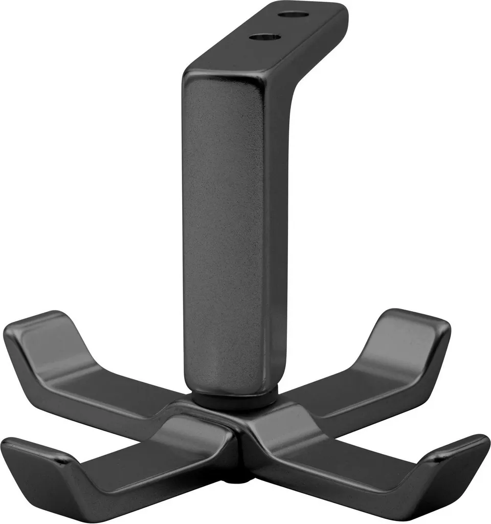 Gancio Soffitto Girevole 4 Ganci Nero - Design Salvaspazio Moderno