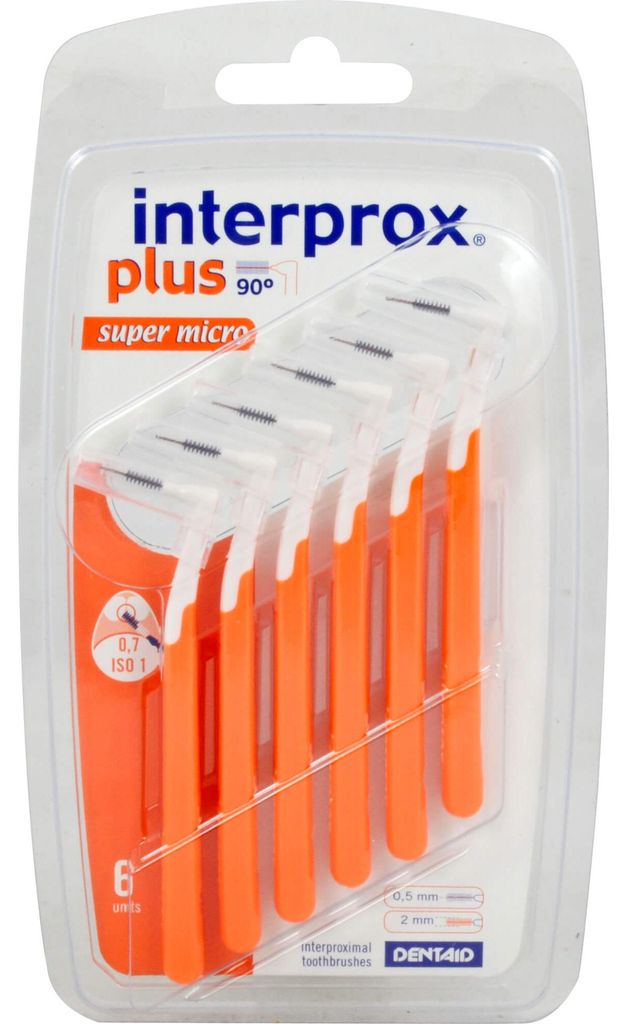 interprox plus super micro orange Interdentalbürst, 5 St. Produktbild 