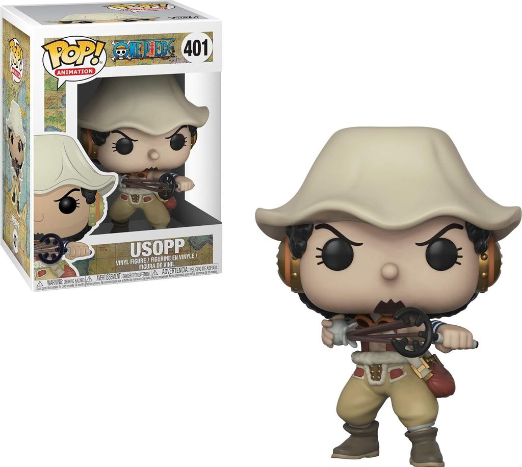 One Piece POP! Animation Vinyl Figur Lysopp 9 cm Produktbild 