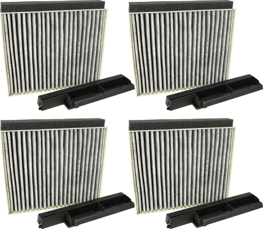 vhbw 4x Aktivkohlefilter kompatibel mit Siemens LC96BBM50, Produktbild 