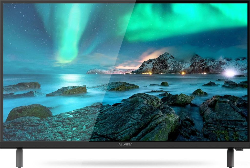 ALLVIEW 32-Zoll HD-Ready LED Fernseher 32ATC6000-H – Rahmenloses Design, HDMI & USB, Wandmontierbar (VESA 100×100)