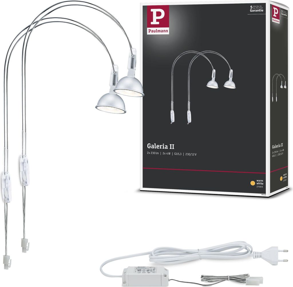Paulmann Galeria Lampe LED pour miroir Assistent II Image du produit 