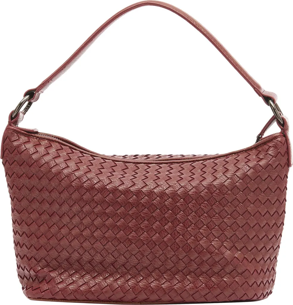Petit Besace Femme Bordeaux SIDONA avec Bandoulière Réglable et Chic