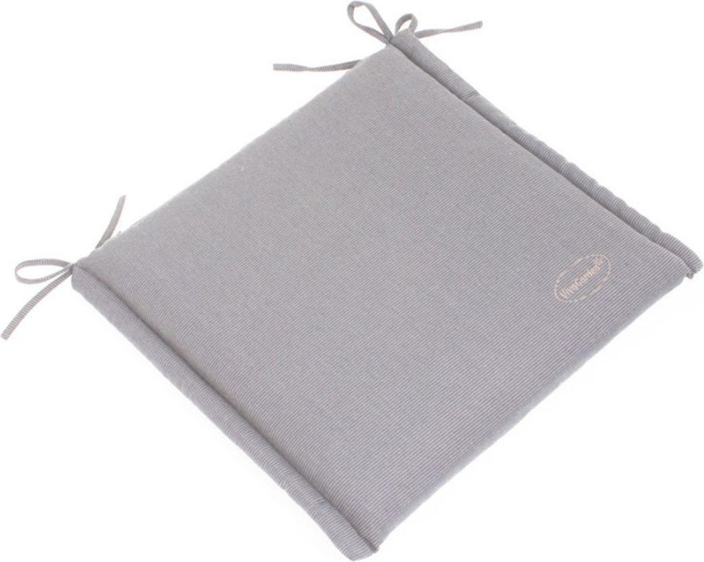 riess-ambiente Outdoor Kissen ROG 50cm taupe Sitzkissen Polster-Auflage für Gartenstuhl Gartenkissen Gartenstuhlkissen Balkonkissen