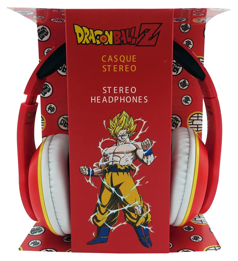 Casque Audio Dragon Ball Z Idéal pour Gaming et Musique Goku & Vegeta