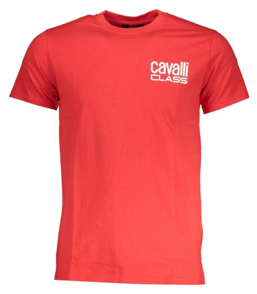 Cavalli Class Rotes Luxus-Shirt : Größe - L Größe: L