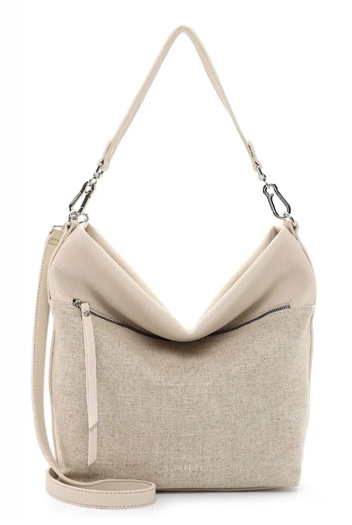 Sac bandoulière beige Betzy SURI FREY idéal pour le travail et loisirs