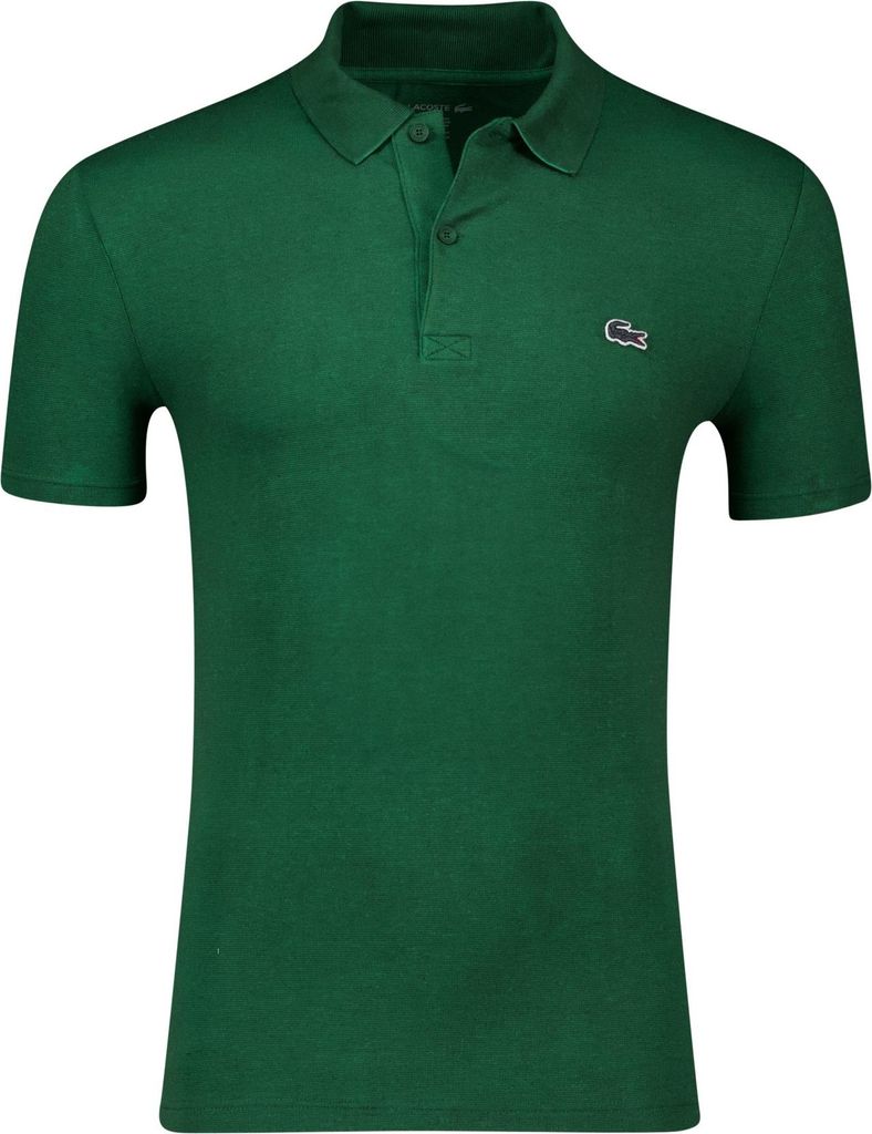 Lacoste Regular Fit Polo Piqué Grün Kurzarm Produktbild 