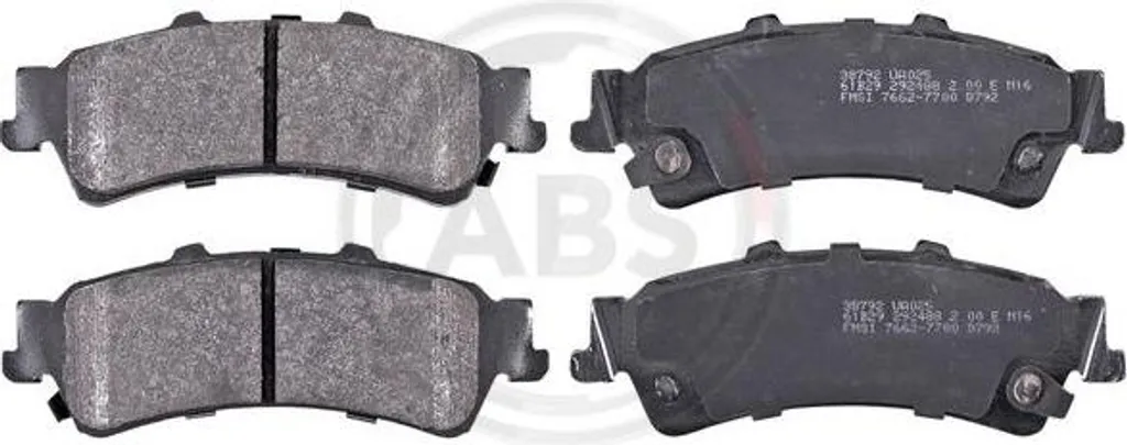 Garnitures de frein ABS 38792 pour éliminer les sifflements sur Tahoe