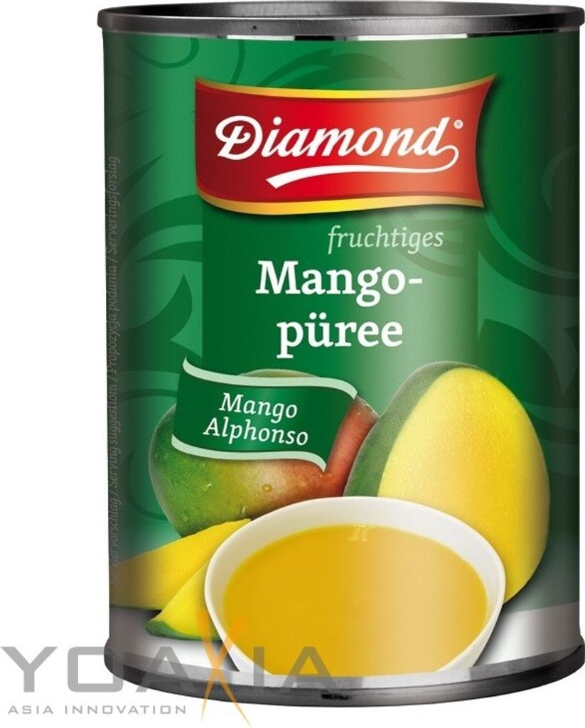 [ 850g ] DIAMOND Mango Püree Alphonso / Mango Pulp / Produktbild 