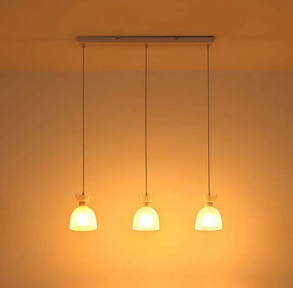 Suspension réglable blanche 56 cm - Solution plafonds bas et hauts