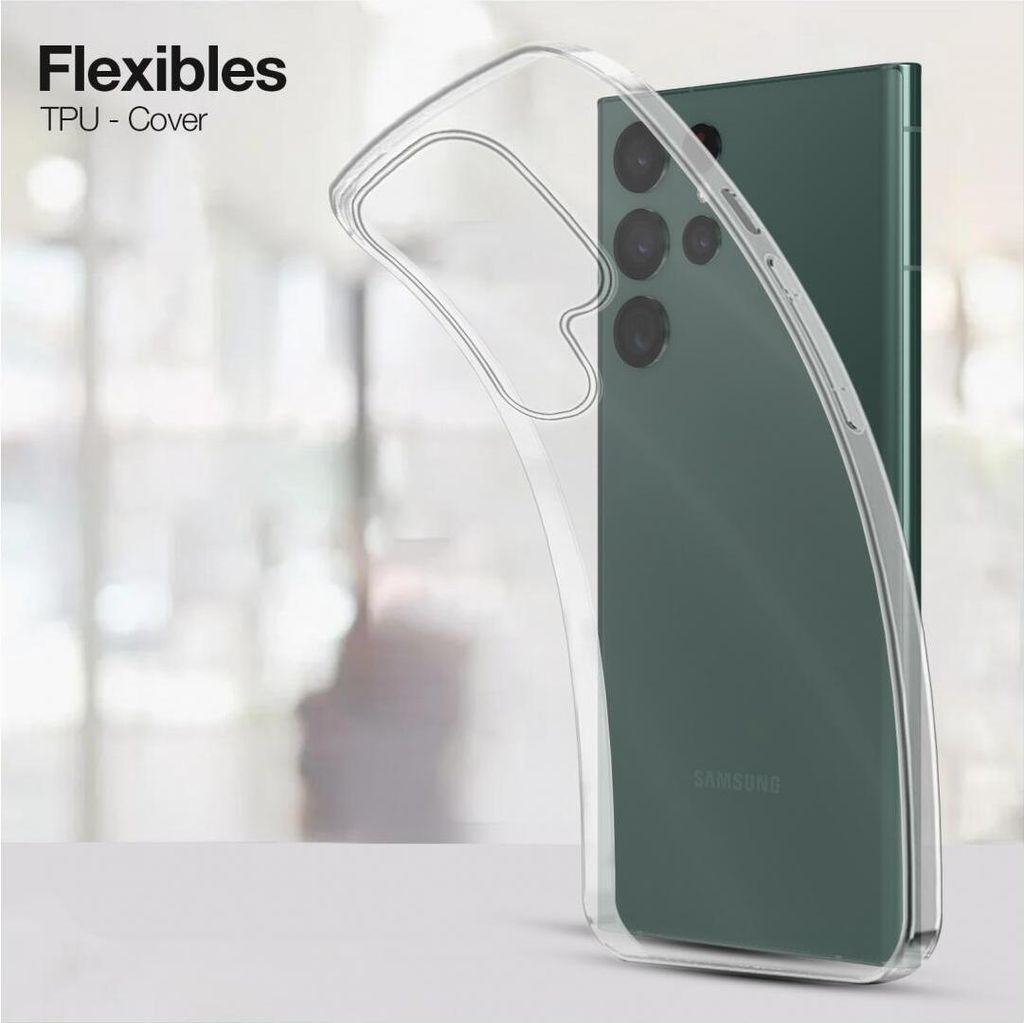 Slim Cover für Samsung Galaxy S22 Ultra Hülle Transparent Produktbild 