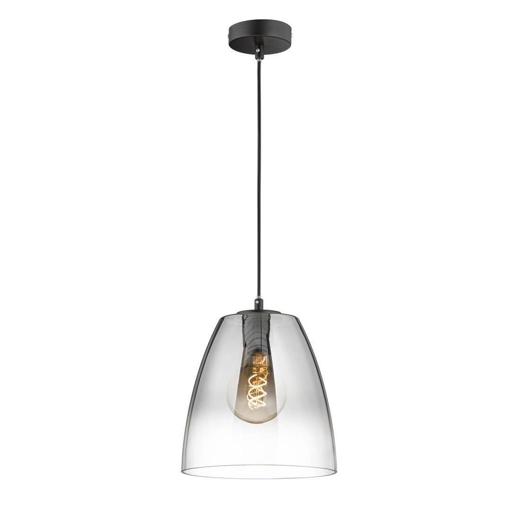 FISCHER & HONSEL Pendelleuchte MIRO D 25 cm schwarz Hängelampe