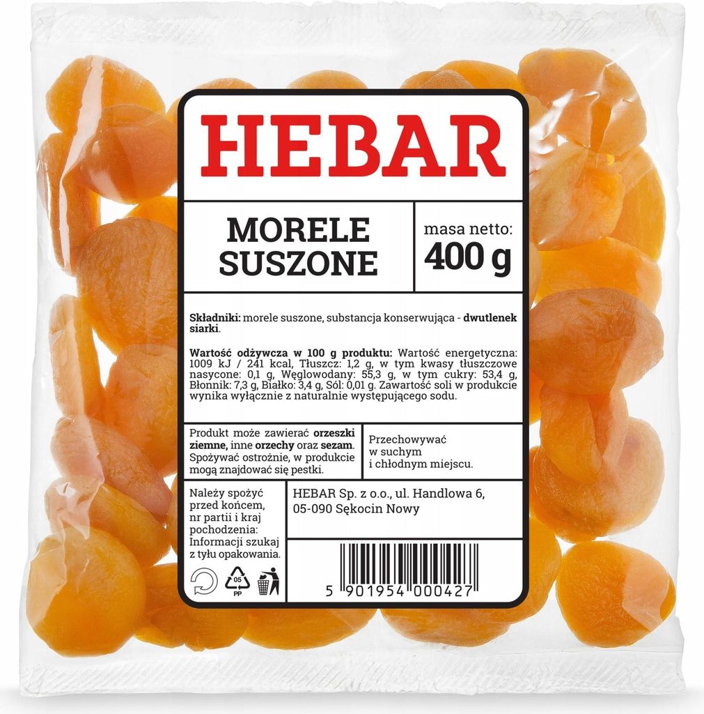Jumbo Aprikosen 400 G - Getrocknete Aprikosen - Goldgelb - Frucht-Snack - Saftig und Fleischig - Zum Backen und für Desserts