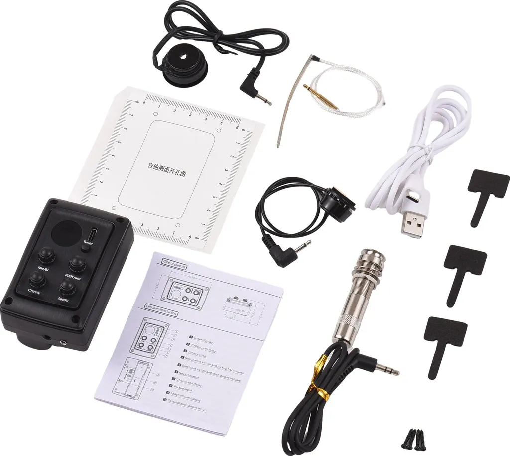 Micro cellule de résonance guitare kit accessoires instrument DIY - 2