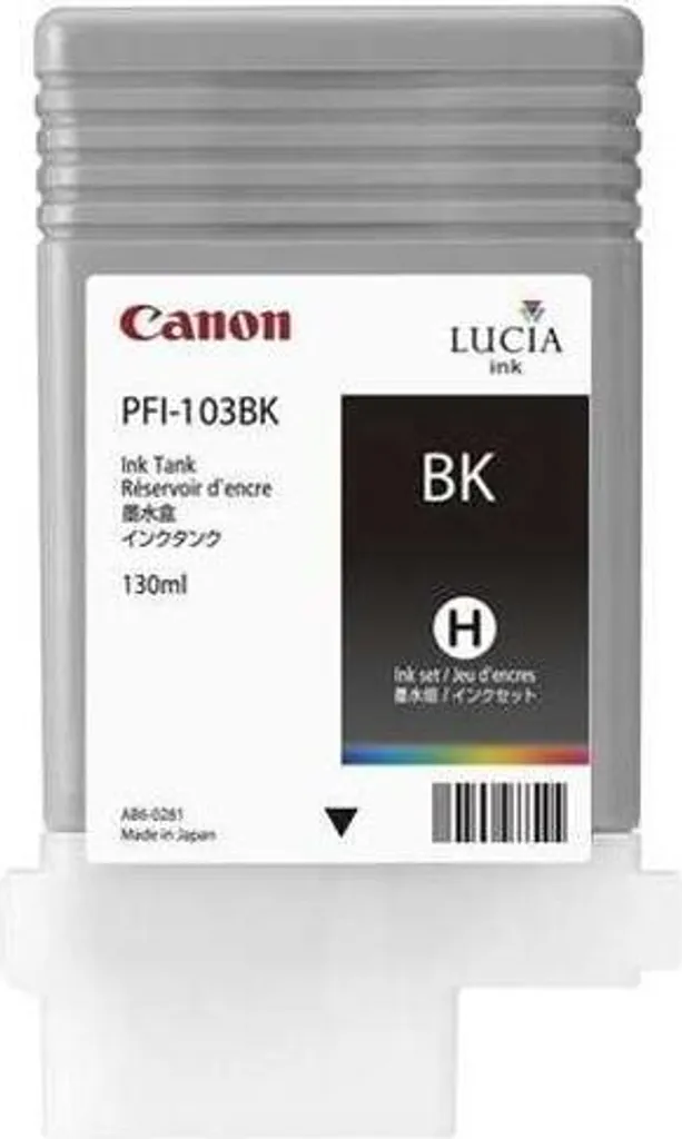 Prezzo Canon PFI-103BK Nero Opaco Originale 130ml - Risparmio Reale