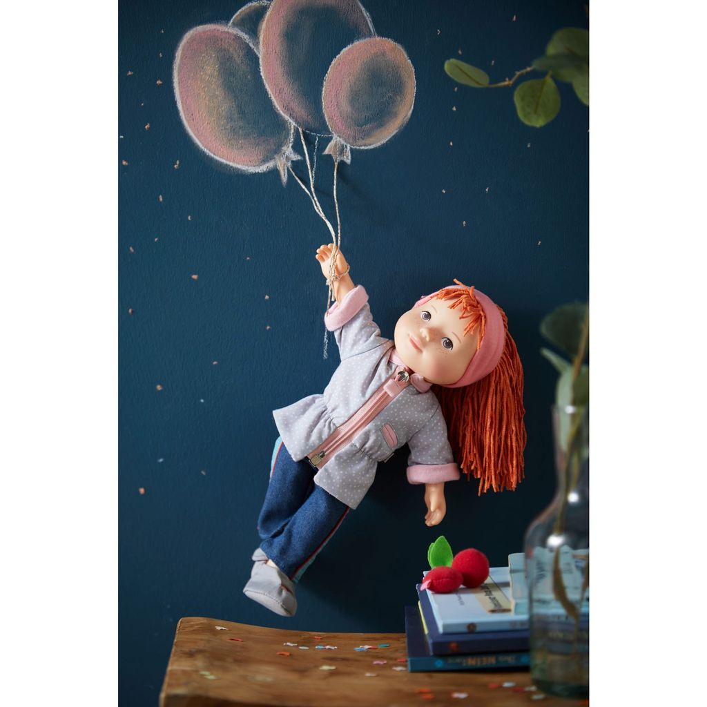 HABA Zubehör für Stoffpuppe Kleiderset Pünktchen Parka Produktbild 