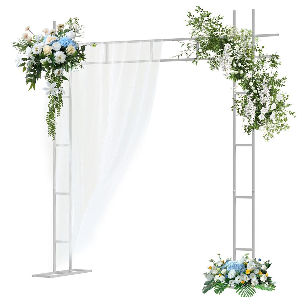 WISFOR Hochzeitsbogen 2,36×2,36m Hintergrundrahmen Metall Produktbild 