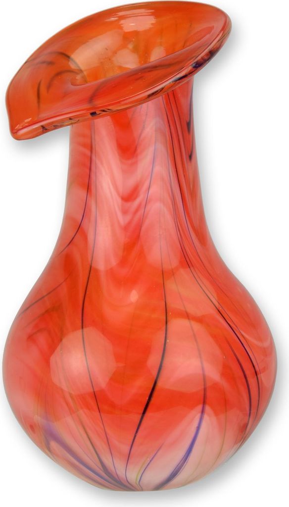 Eine Glasvase im Murano-Stil Replikat Retro Design Dekoration