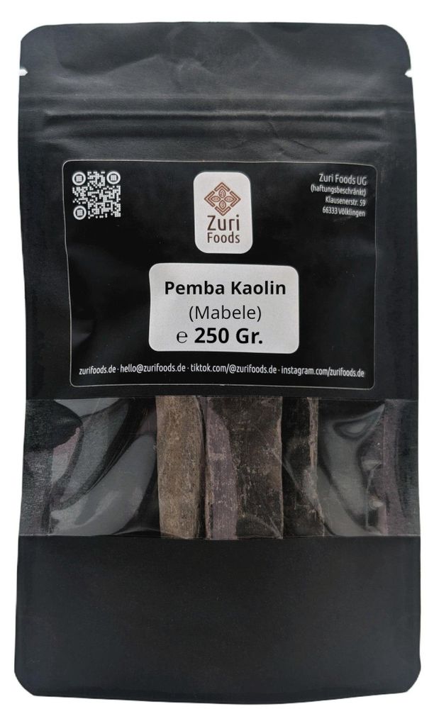 250 Gr. Ebumba Pemba - Mabele (Kaolin) aus Congo Produktbild 
