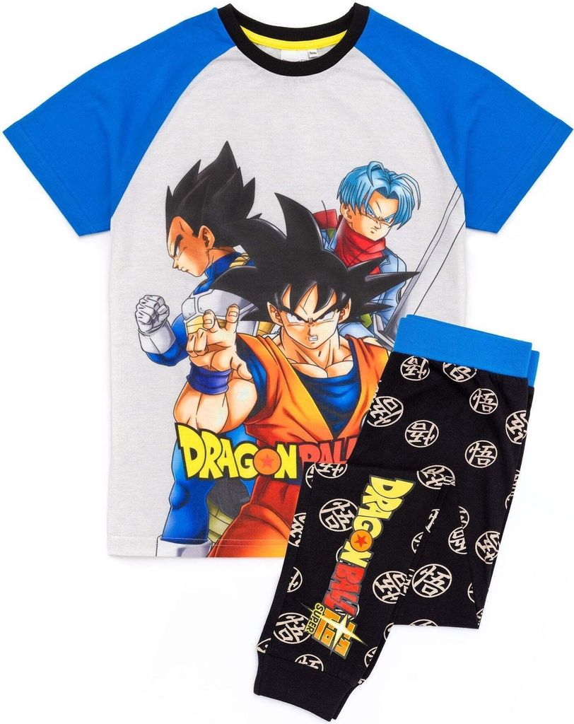 Dragon Ball Z - Schlafanzug für Jungen NS6598 (158) (Grau/Blau)