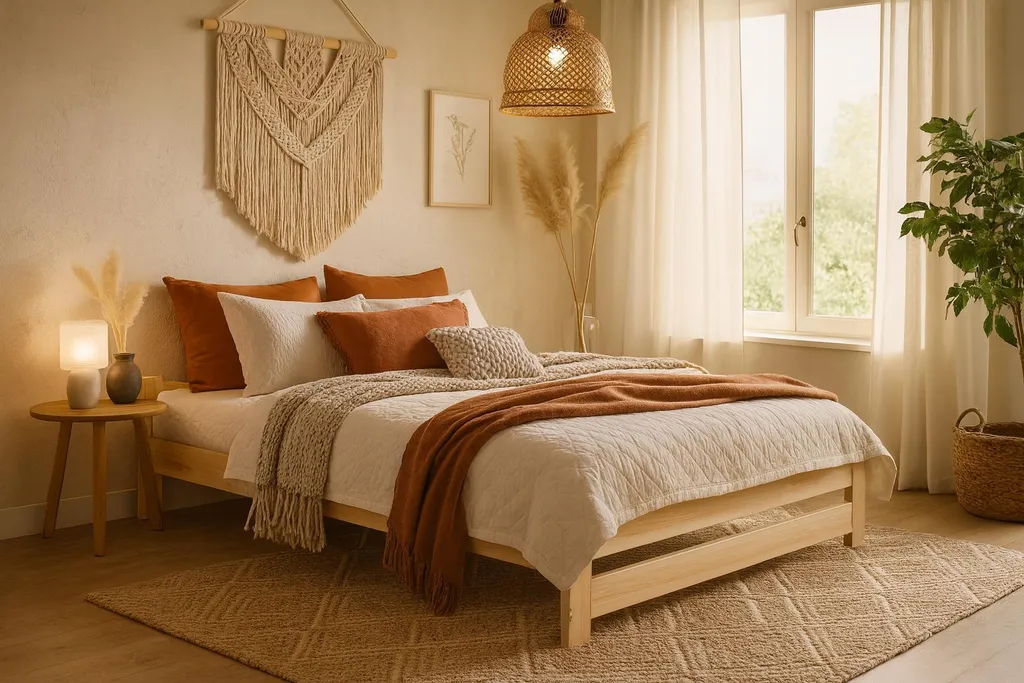 Lit en bois massif FURNISTAR PINI 120x200 cm avec sommier à lattes