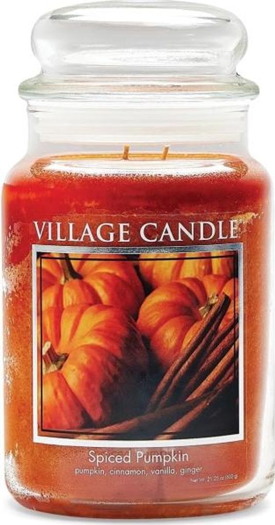 Village Candle Spiced Pumpkin 602 g - 2 Docht Produktbild 