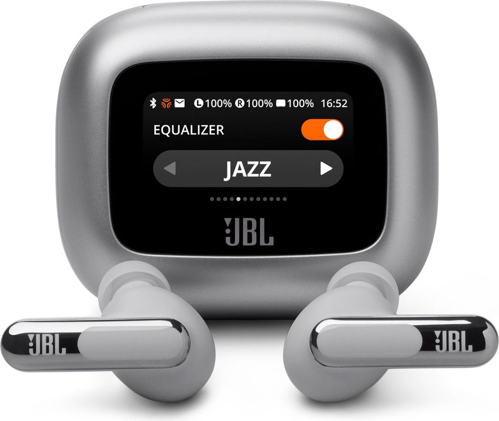 JBL Live Beam 3, Wireless Earbud-Kopfhrer mit Bluetooth, 48 Stunden Akkulaufzeit, True Adaptive Noise Cancelling und hochauflsendem JBL Signature S...