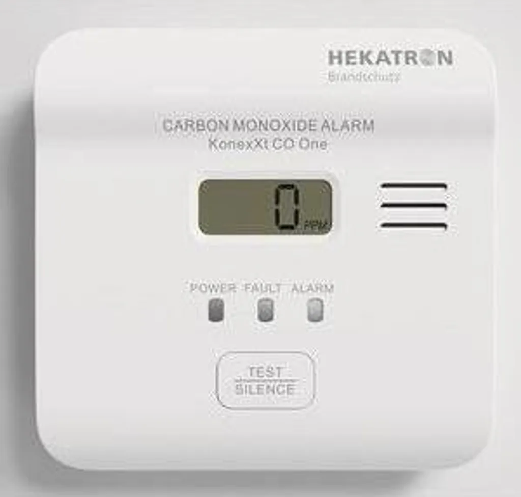 Hekatron KonexXt CO One Détecteur de Monoxyde de Carbone Pile 10 Ans