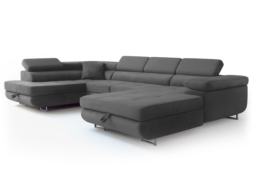 Sofiland Aller U-Form Wohnlandschaft XXL Schlaffunktion 2 Produktbild 