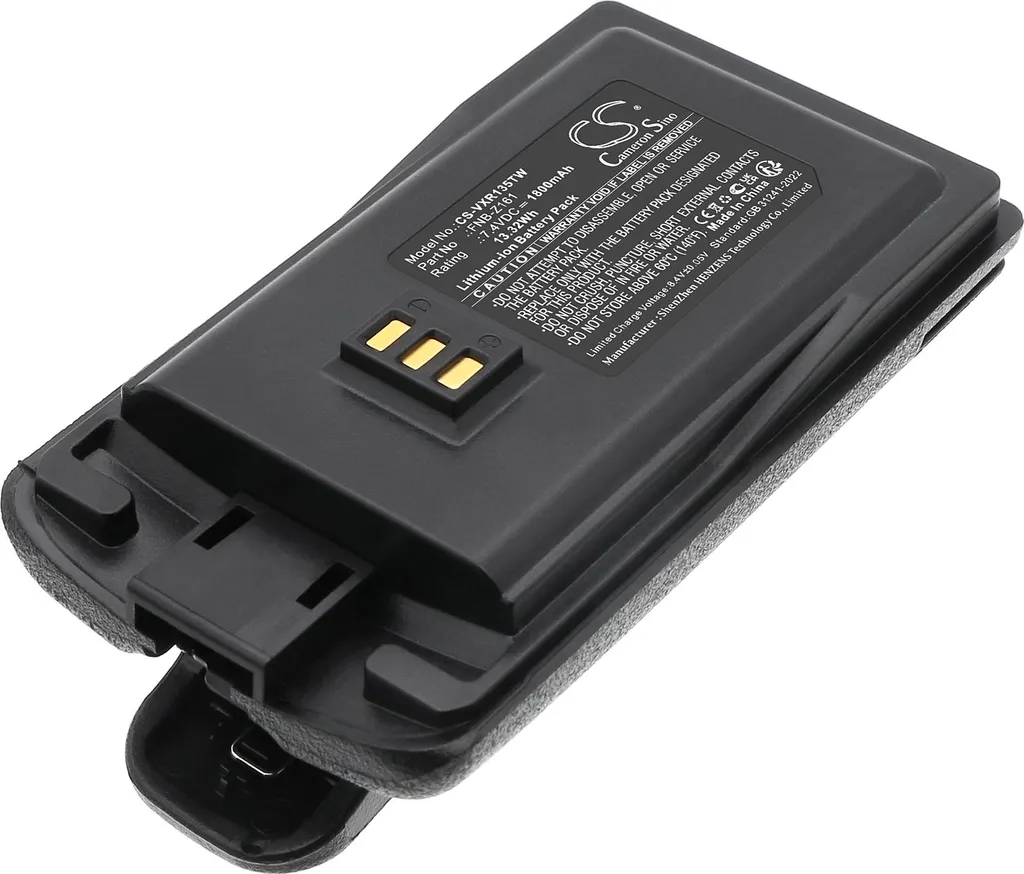 Batterie Li-Ion VZ-D131 longue autonomie compatible Vertex FNB-Z161