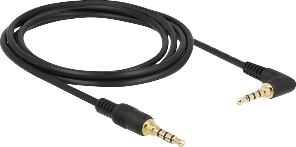DeLOCK 85613, 3.5mm, Männlich, 3.5mm, Männlich, 2 m, Schwarz