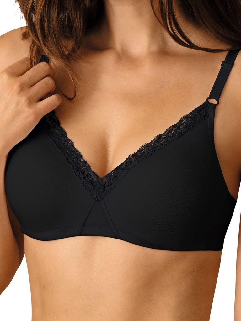 Nur Die Baumwoll Spitzen BH weicher bügelloser Softcup Bra Produktbild 