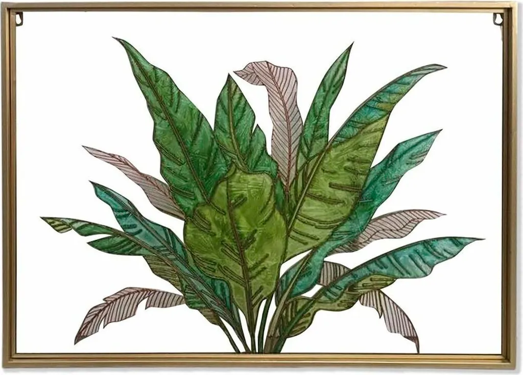 Tableau Mural Déco Tropicale Feuille de Plante 80x60 cm dkd home decor