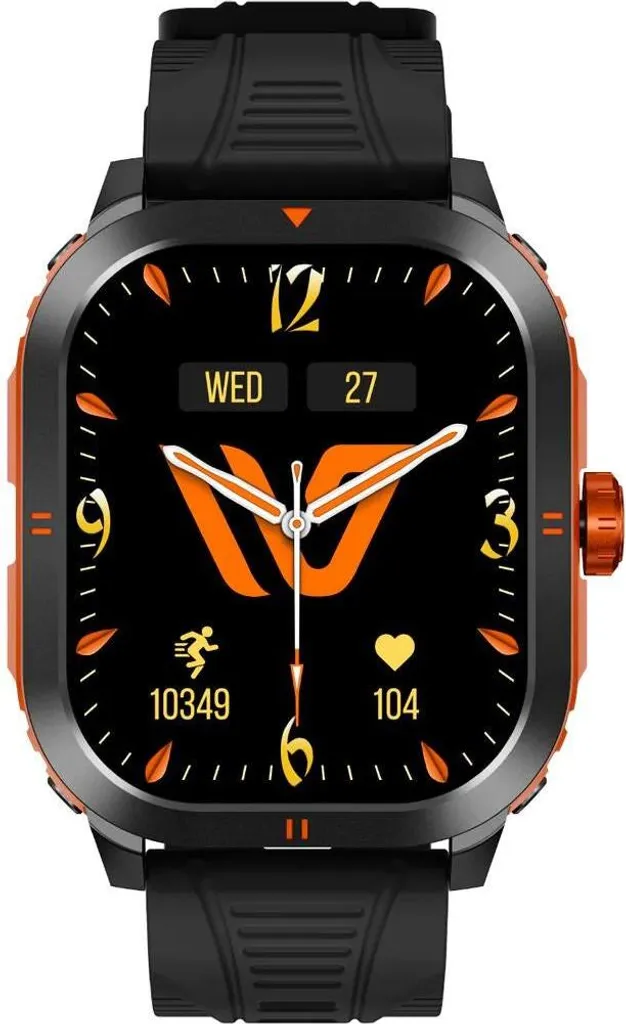 Smartwatch Weofly Pioneer Arancione: Fitness Tracker AMOLED 5.3