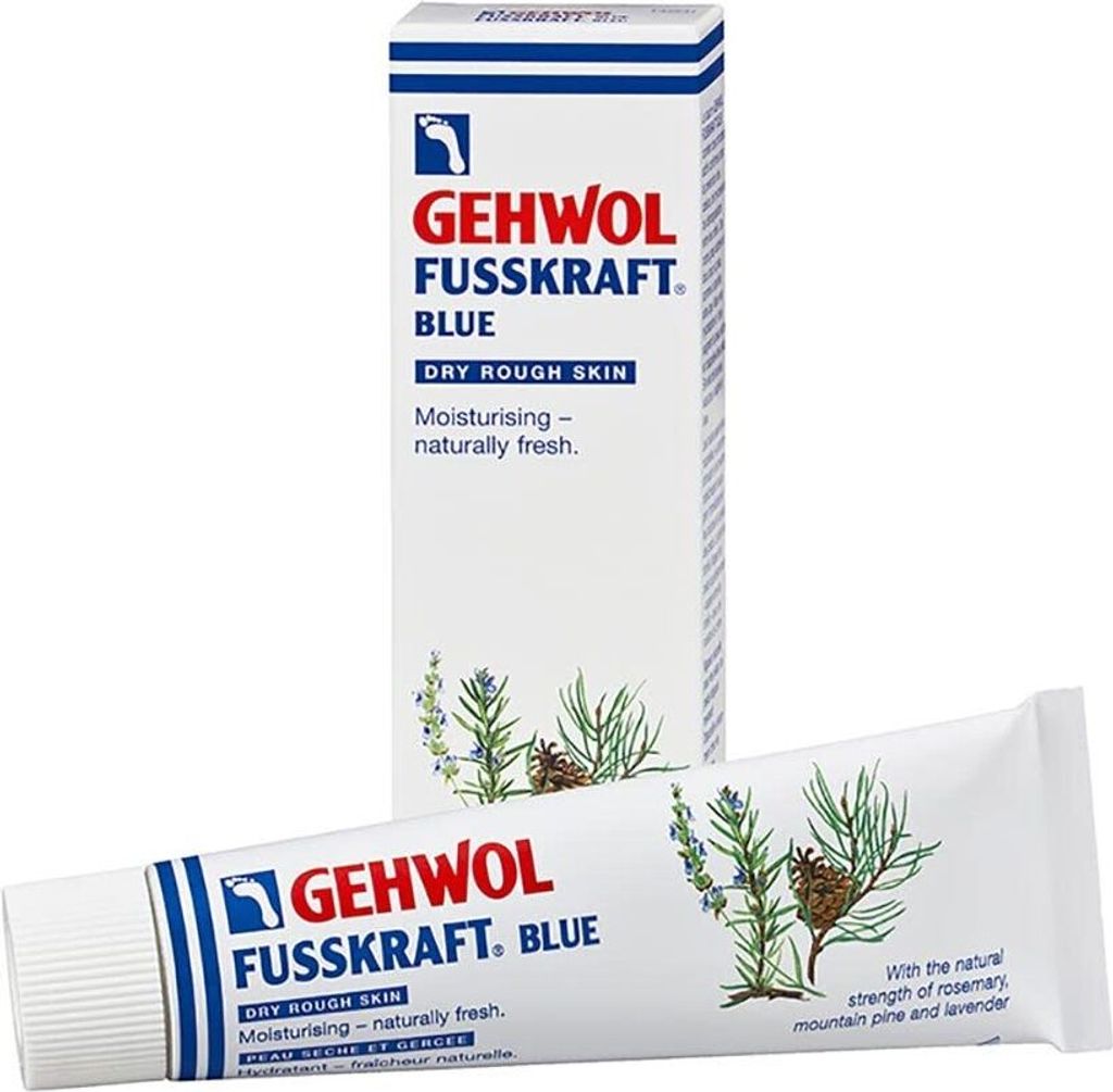 GEHWOL FUSSKRAFT Blau 75 ml - Reichhaltige Creme für trockene rauhe Haut