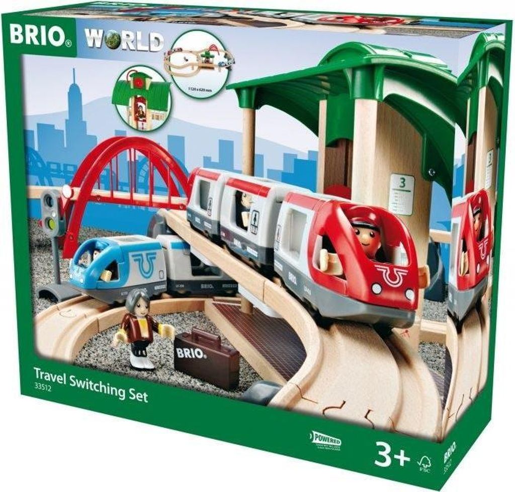 BRIO World - 33512 Veľká železničná vlaková súprava pre Obrázok produktu 