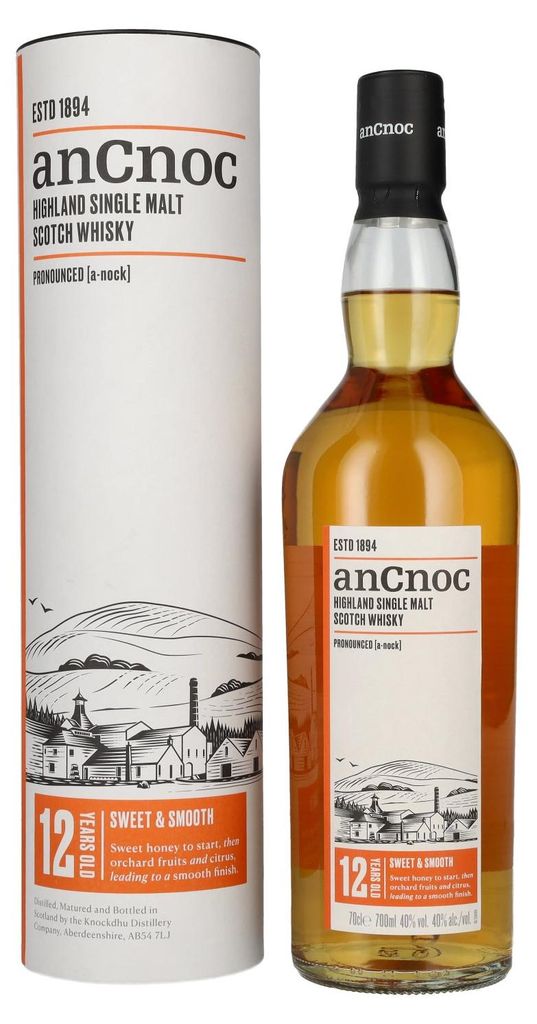 An Cnoc 12 Years Old Highland Single Malt 40% 0,7L Produktbild 