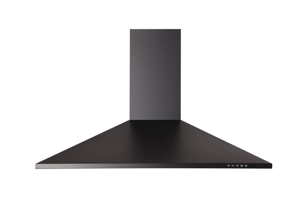 Respekta Kaminhaube Karena, Mattschwarz, 90 cm Produktbild 
