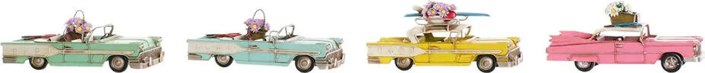 Figurine voiture vintage lot de 4 pour décorer une pièce sans vie
