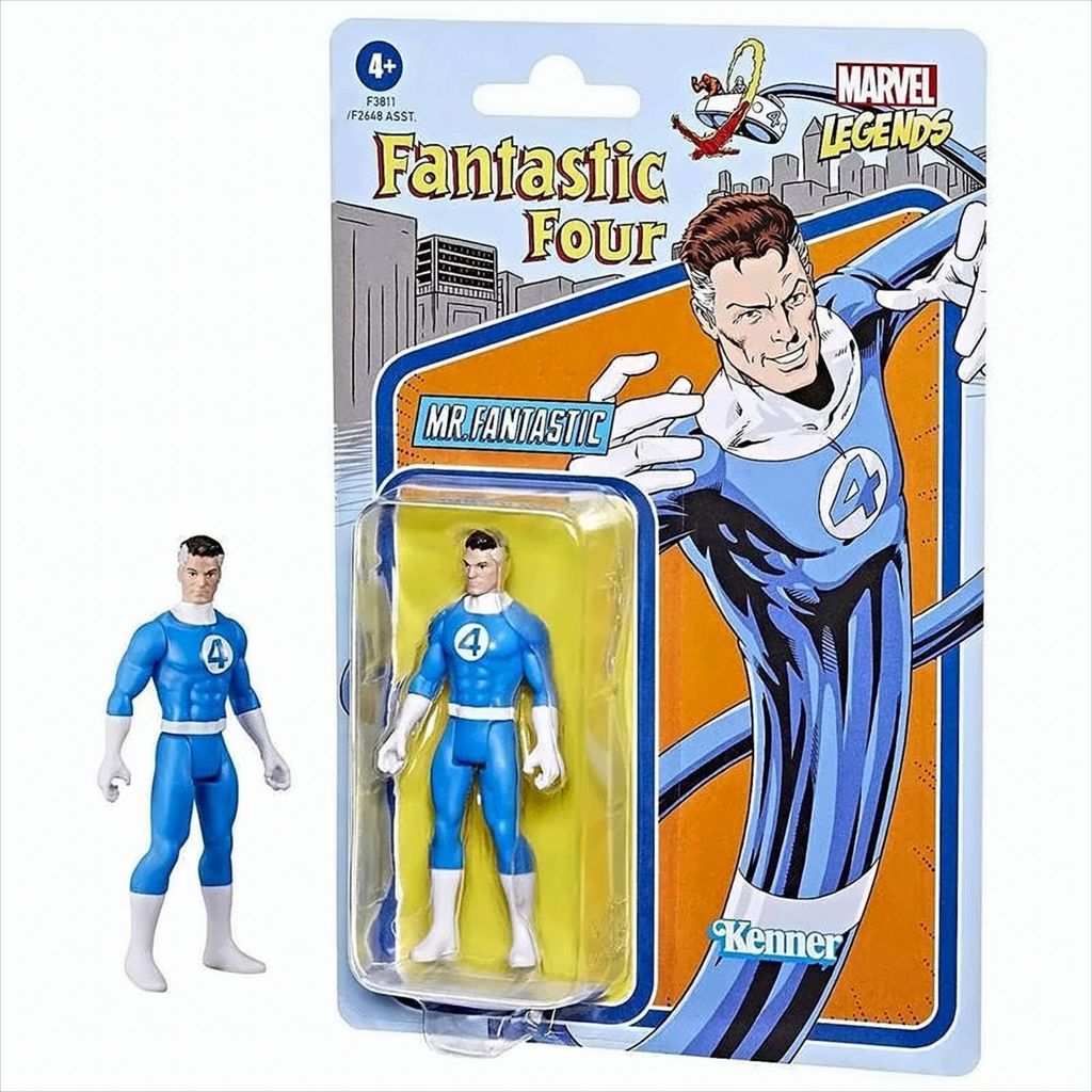 Hasbro Fantastic Four Marvel Legends Retro Collection Actionfigur 2022 Mr. Fantastic 10 cm HASF3811