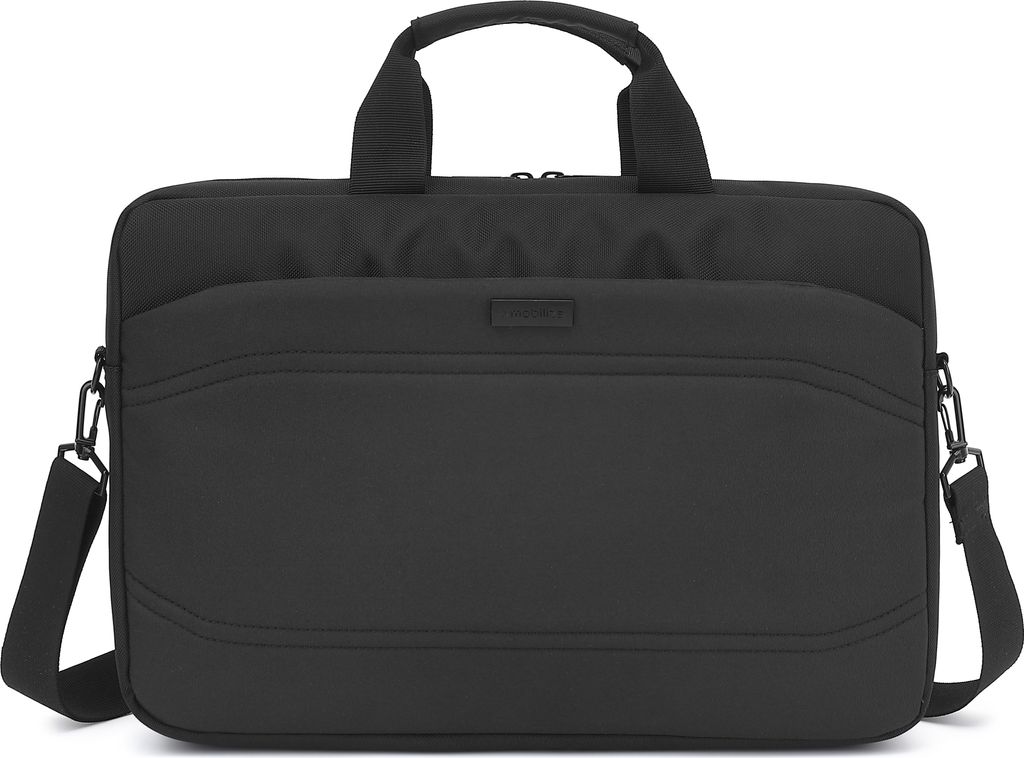 Mobilize Water Resistant Laptop Umhängetasche 17.3 Zoll Laptoptasche - Schwarz