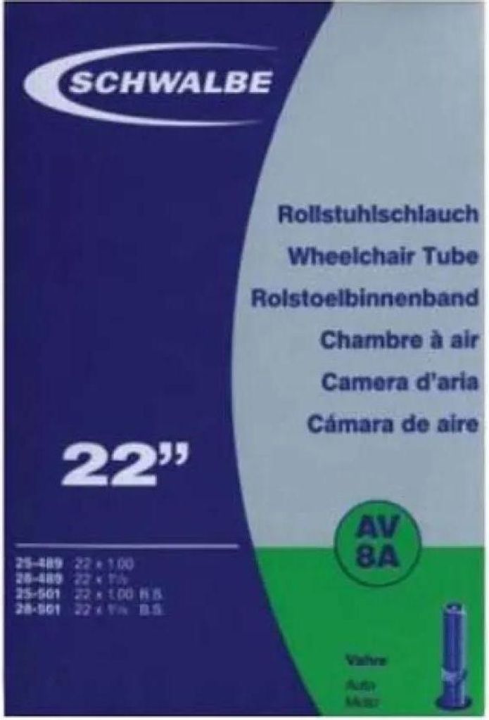 Schwalbe Schrader 40 Mm Fahrradschlauch Schwarz 22´´ / Produktbild 