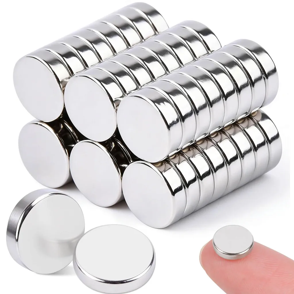 100 Aimants Néodyme Puissants 7x2 mm pour Tableau Magnétique et Loisirs