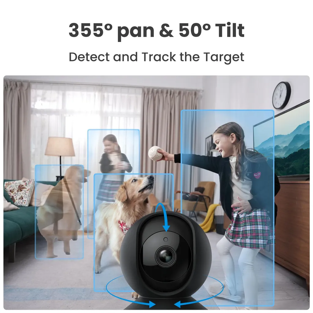 Reolink E1 Pro: Telecamera WiFi Design Moderno 2K+ per Interni - 7