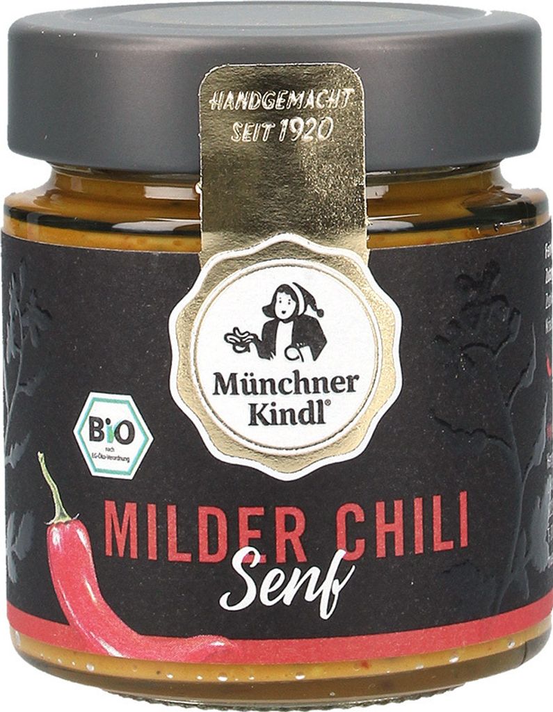 Münchner Kindl Milder Chili Senf 125ml Produktbild 