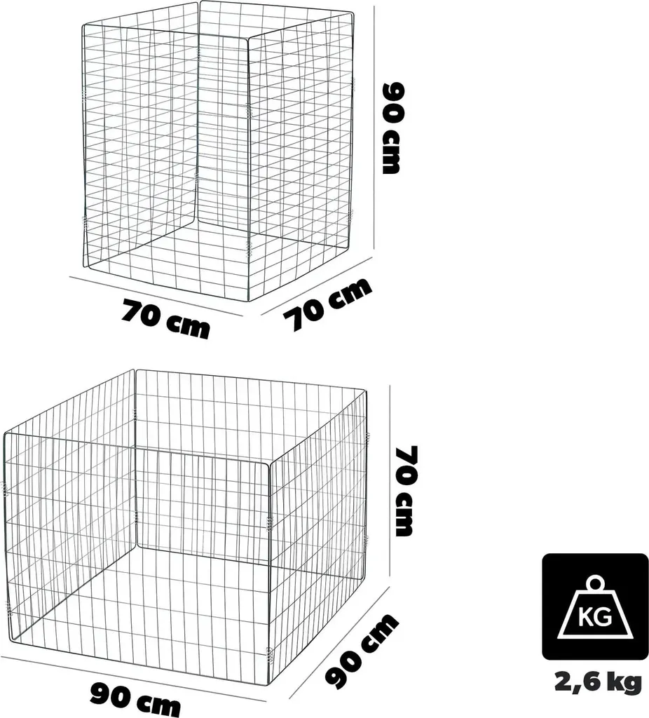 Composteur Métal Anti-Odeur 70 cm - Solution Durable Déchets de Jardin - 3