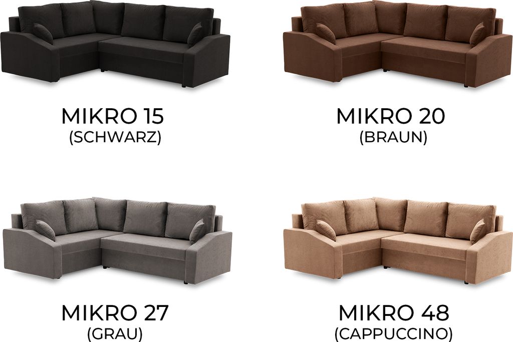 Narożnik GRANDE PLUS z funkcją spania w kształcie litery L Zdjęcie produktu 8